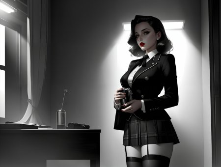 Секретарь нуар