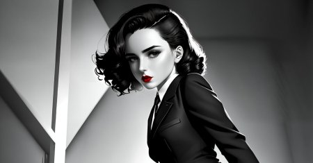 Девушки в стиле нуар