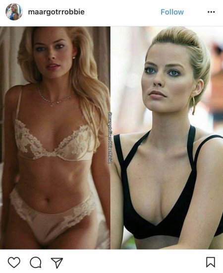 Марго робби грудь