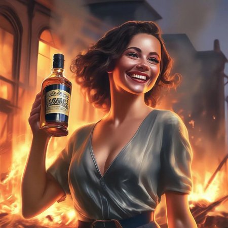 Девушка с алкоголем