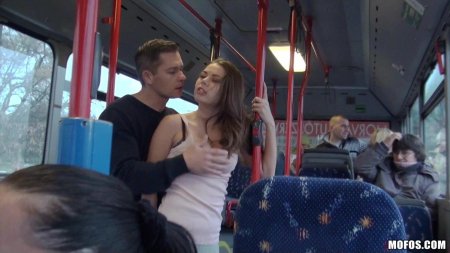 Порно секс в автобусе