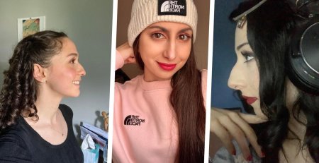 Красивые девушки с горбинкой на носу