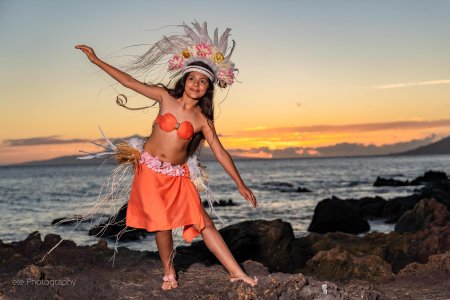 Гавайская девушка