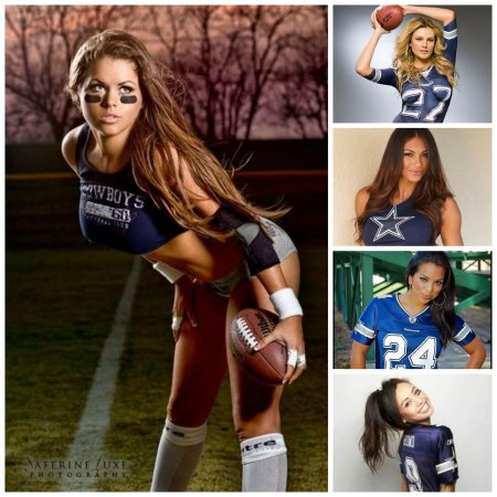 Американский футбол девушки