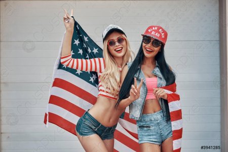 Америка девушка