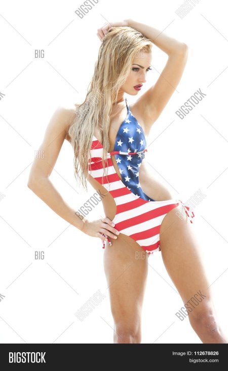 Купальник американский флаг