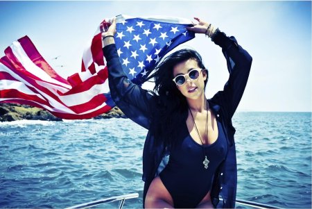 Америка девушка
