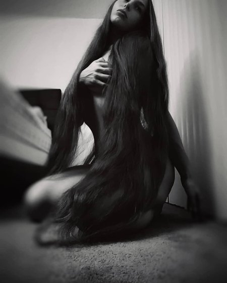 Очень длинные волосы порно