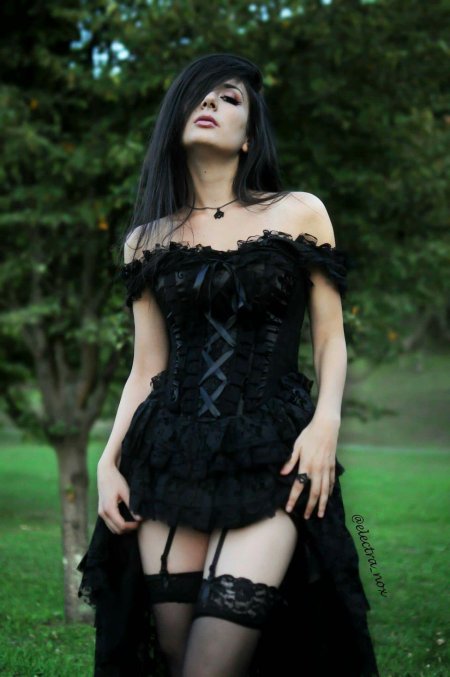 Платье лолли стиль готика