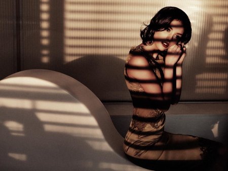 Фотосессия с проектором