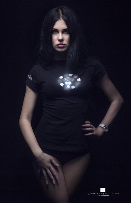 Девушки в футболках супергероев