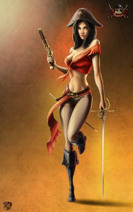 Пиратка арт