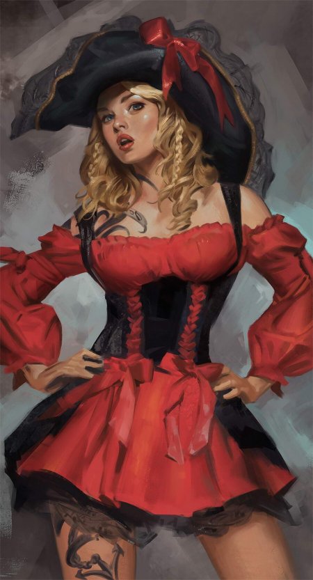 Костюм пиратки взрослый