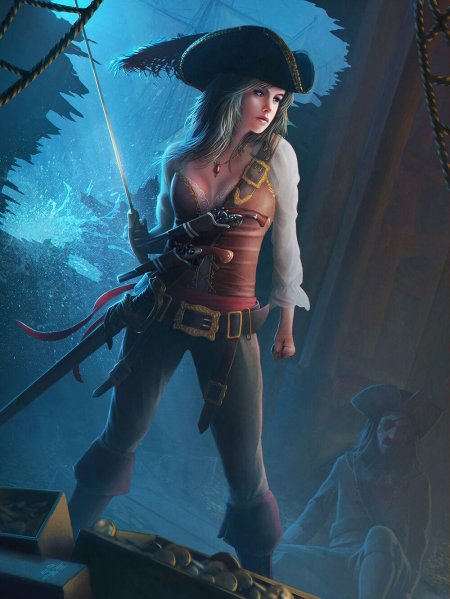 Девушка пират