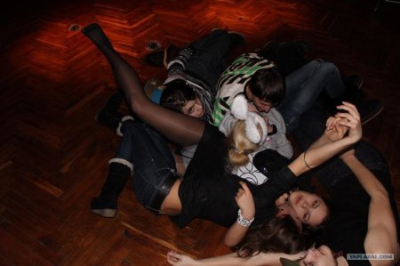 Пьяна девушка