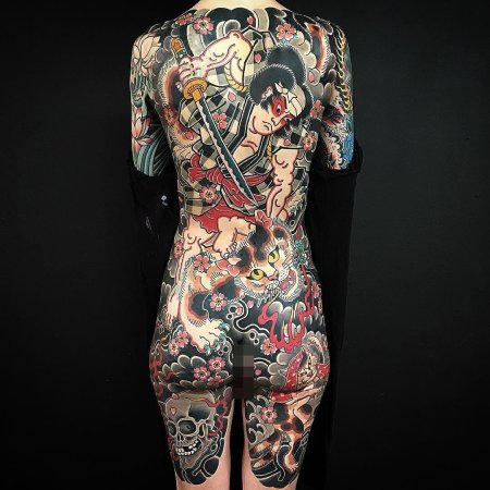 Татуировки в стиле якудза