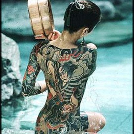 Тату в стиле якудза