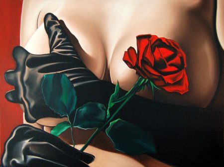 Роза картина