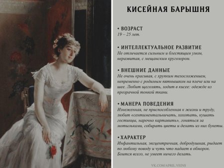 Женские типажи в литературе