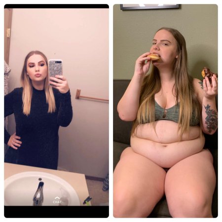 Растолстевшие девушки