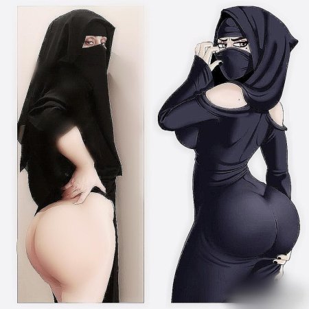 Никаб порно