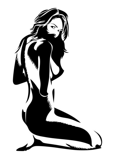 Силуэт девушек