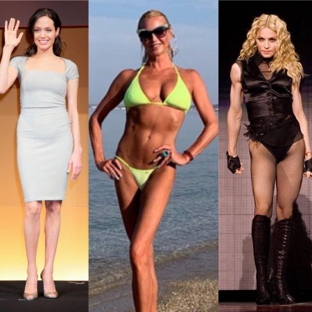 Анджелина джоли фигура