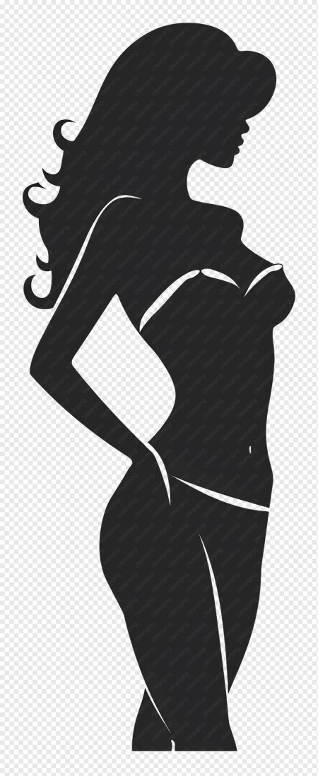 Силуэт женской фигуры