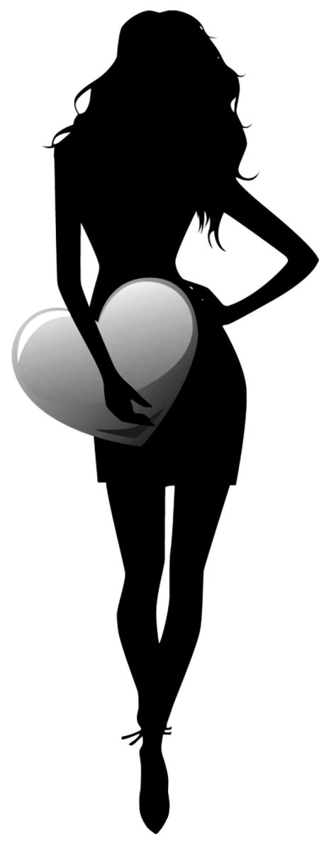 Силуэт девушек