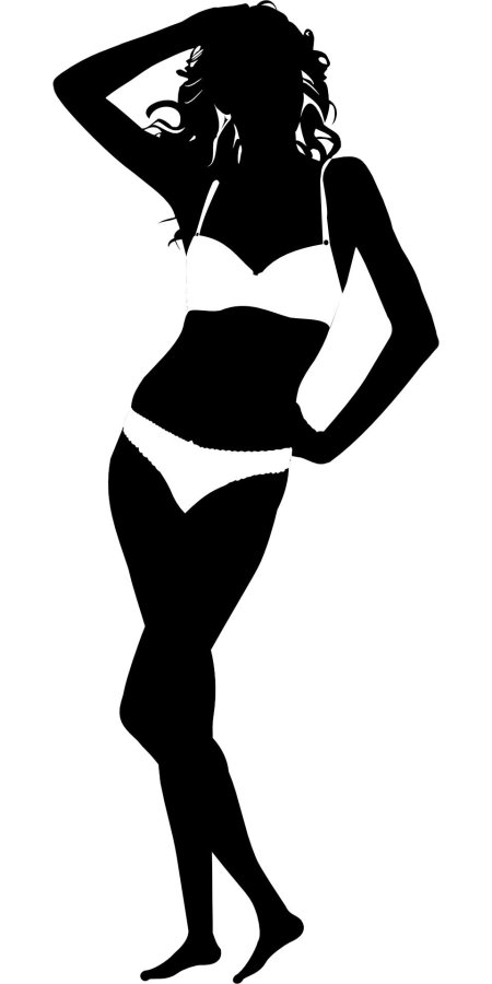 Фигура девушки силуэт