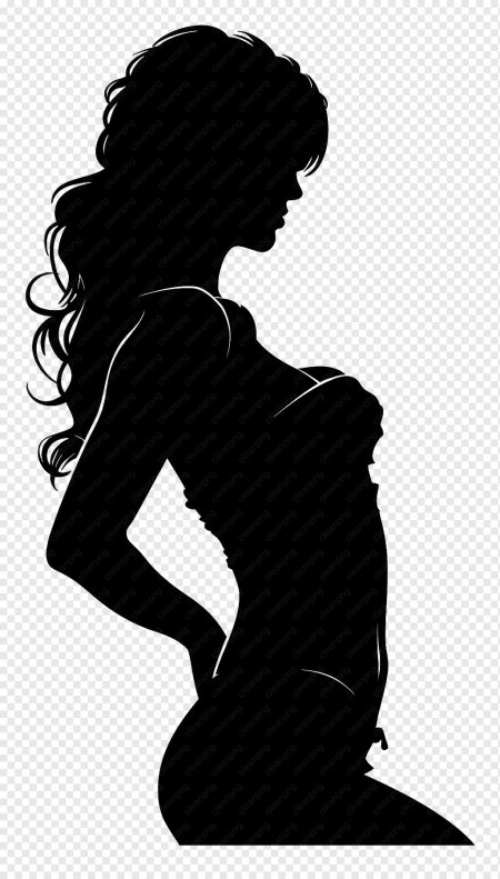 Силуэт девушек