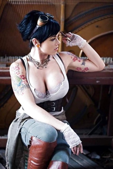 Стимпанк девушка