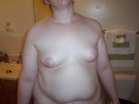 Толстушка с маленькой грудью