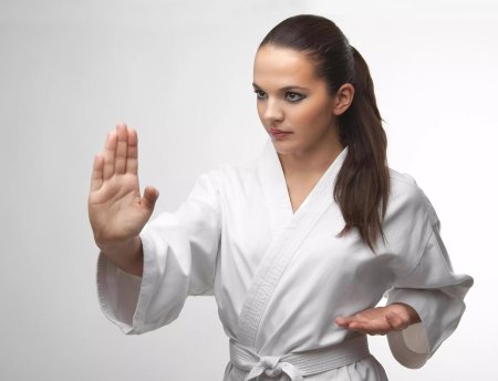 Karate woman