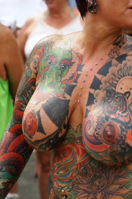 Татуированные женщины якудза голые