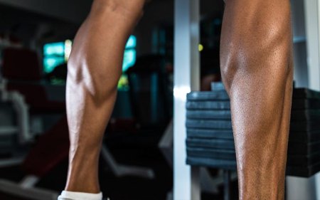 Накаченные икроножные мышцы