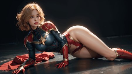 Капитан марвел голая