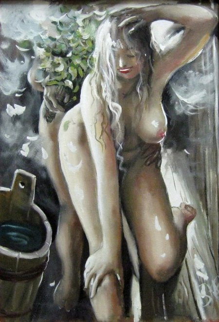 Русская баня картина