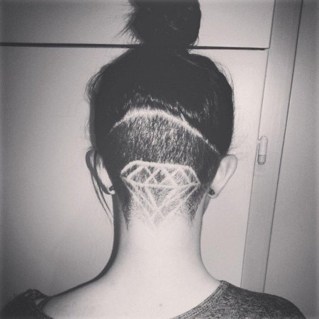 Узоры на затылке