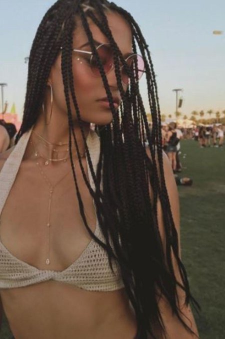 Box braids hairstyles