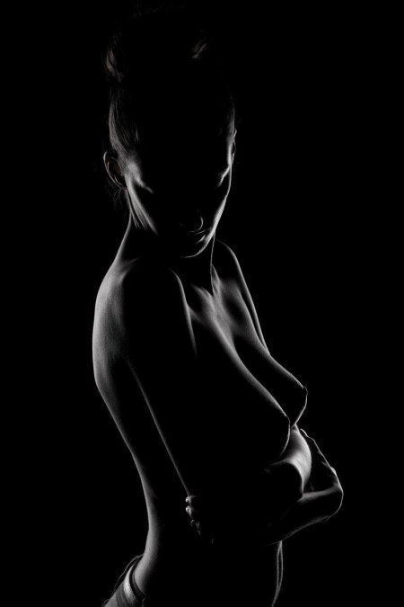 Черно белая эротика