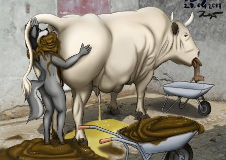 Корова порно