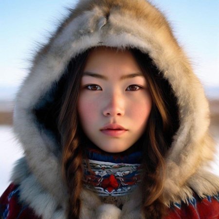 Девушка чукча