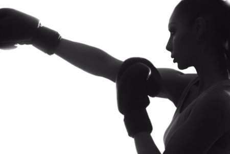 Девушка боксер