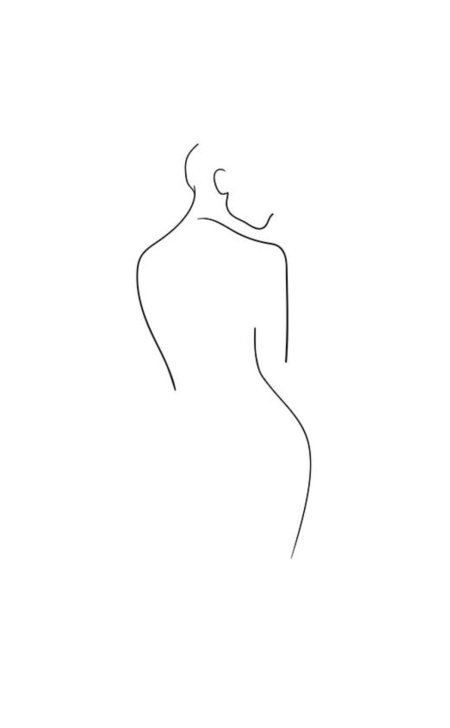 Силуэт женской фигуры