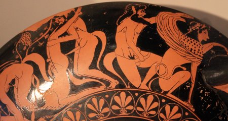 Геракл чернофигурная вазопись древней греции