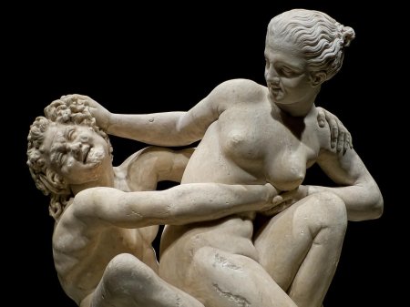 Прадье «сатир и вакханка»