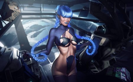 Космическая девушка