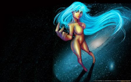 Космические голые девки