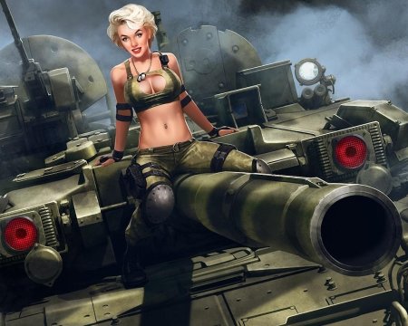 Девушка танкист